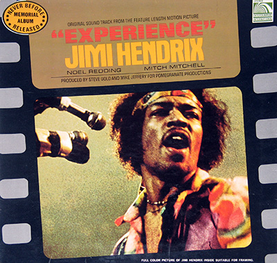 Thumbnail of JIMI HENDRIX - Experience Movie Soundtrack album front cover